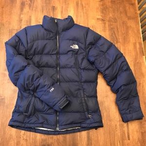 North Face down puffer jacket womens small
